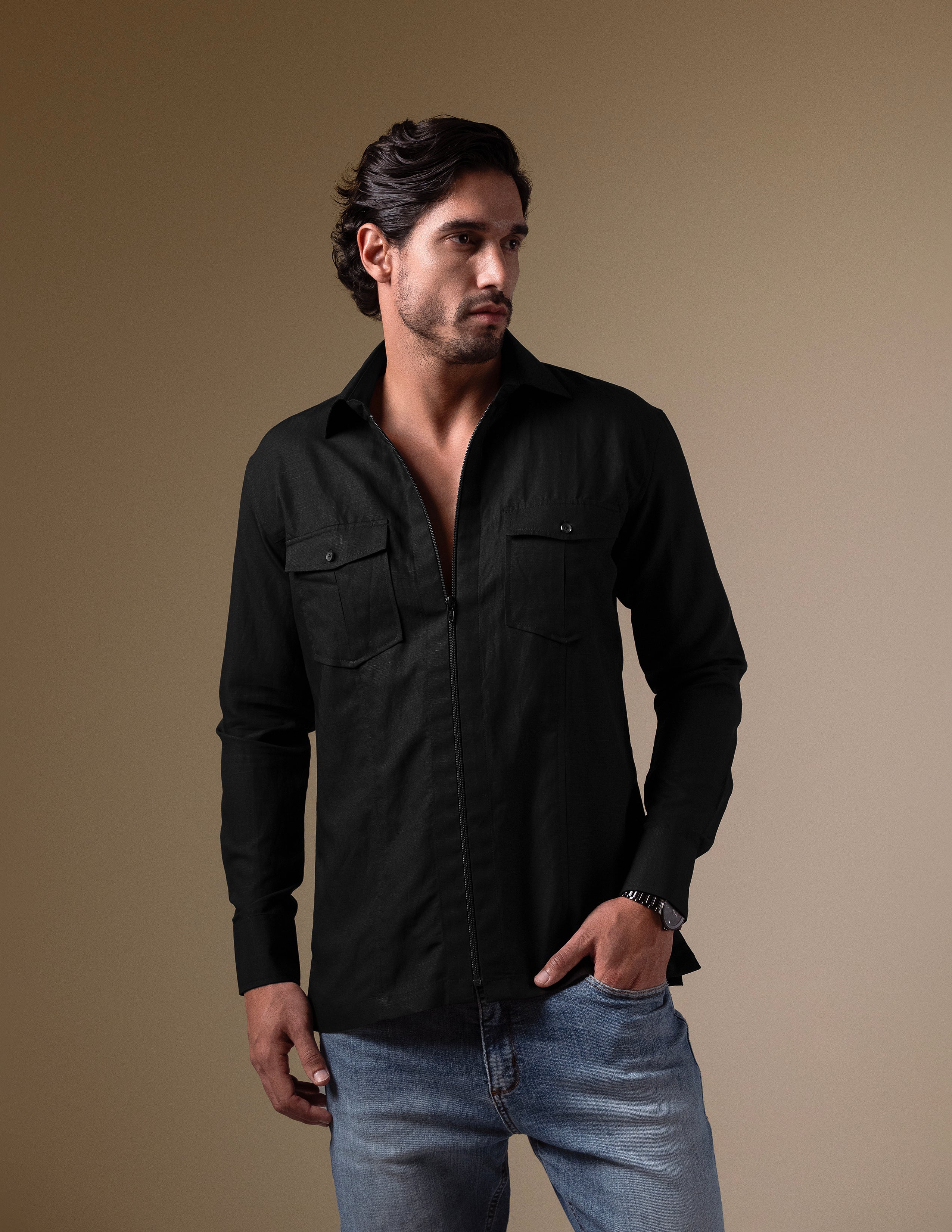The Black Utility Shirt